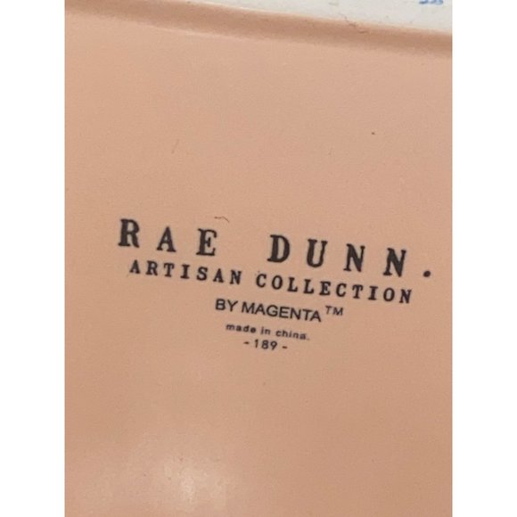 Rae Dunn Ceramic Pink Write Desk Organizer Pencil Pen Holder Caddy - Picture 8 of 8